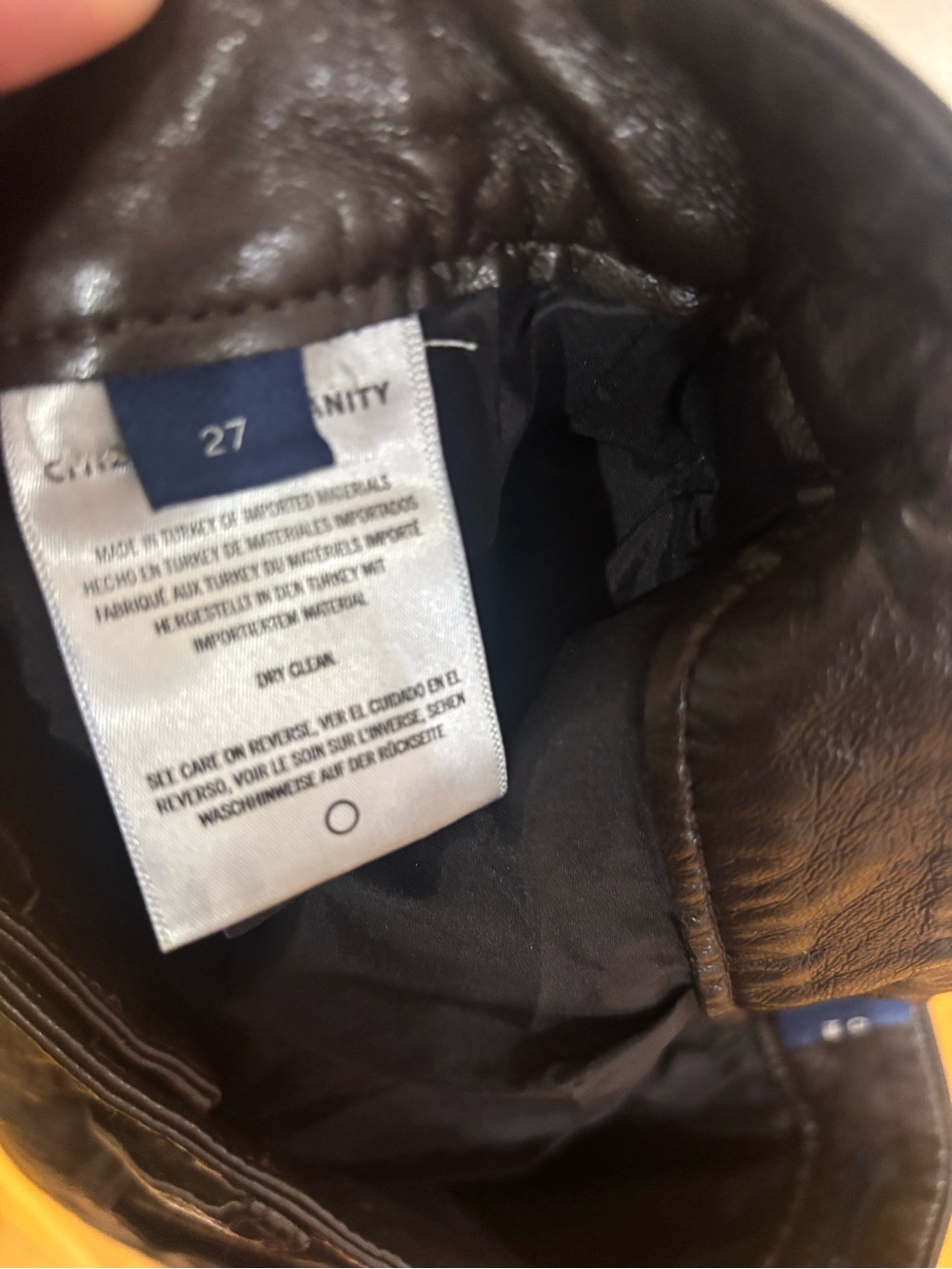 Citizens of Humanity Ayla Baggy Leather, Size: 27 - Picture 13 of 16